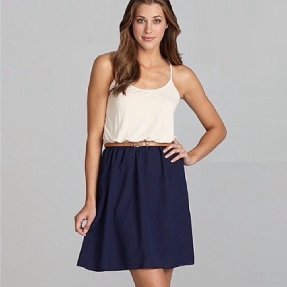 NWOT {Kensie} Colorblock Racerback Dress