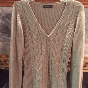 Khaki Sweater from The Limited, size Large