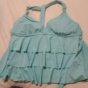 BOGO NWOT Baby blue swim top