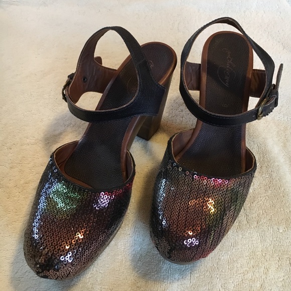 Rachel Comey Shoes - Anthro wood heel clogs Rachael Comey size 9