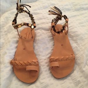 Free people braided sandals