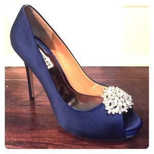 Badgely Mischka "Jeannie" open toe pump