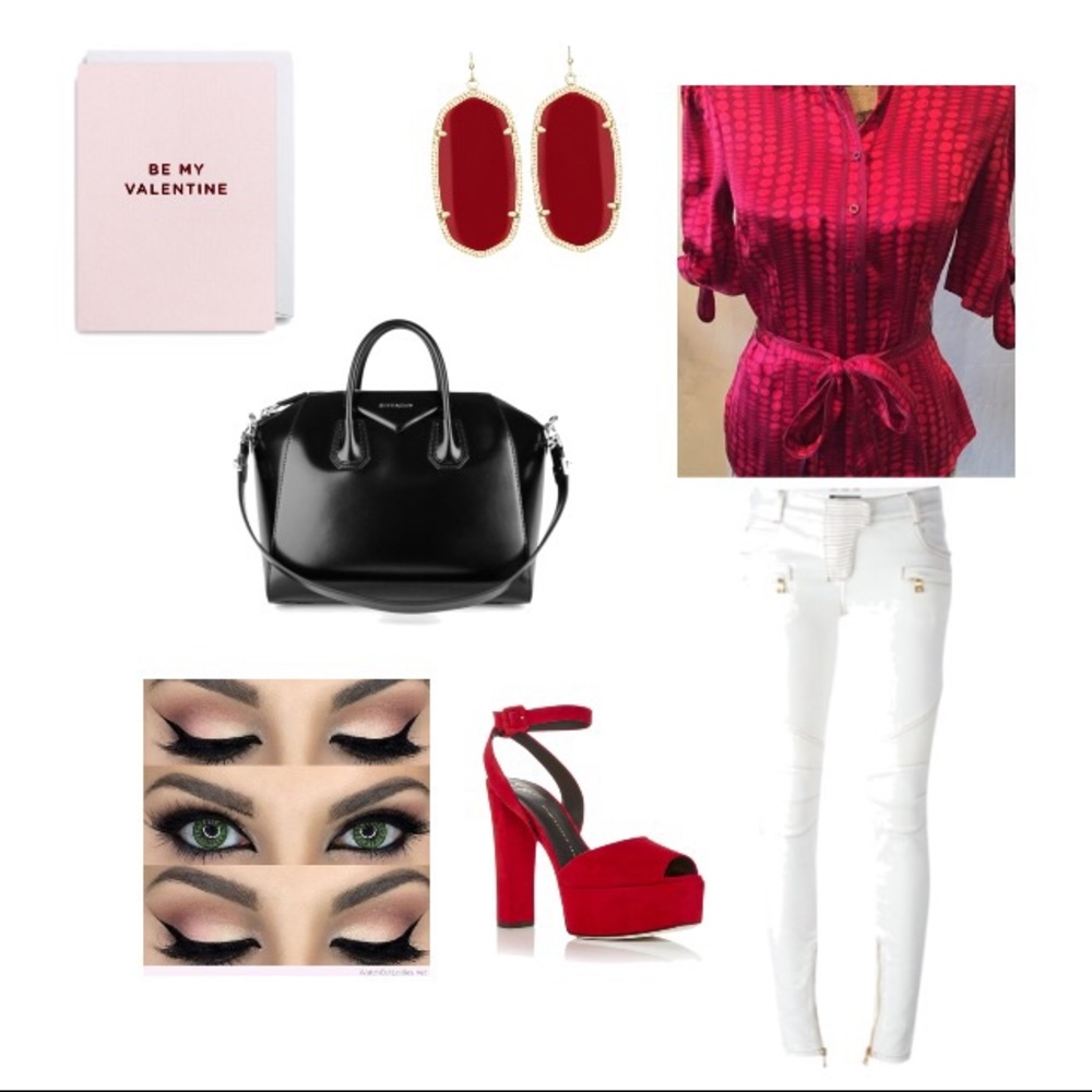 Bebe Red Top - image 1