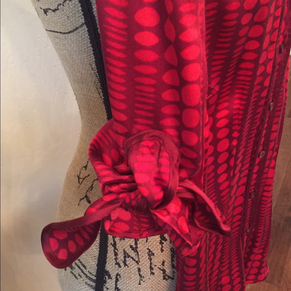 Bebe Red Top - image 3