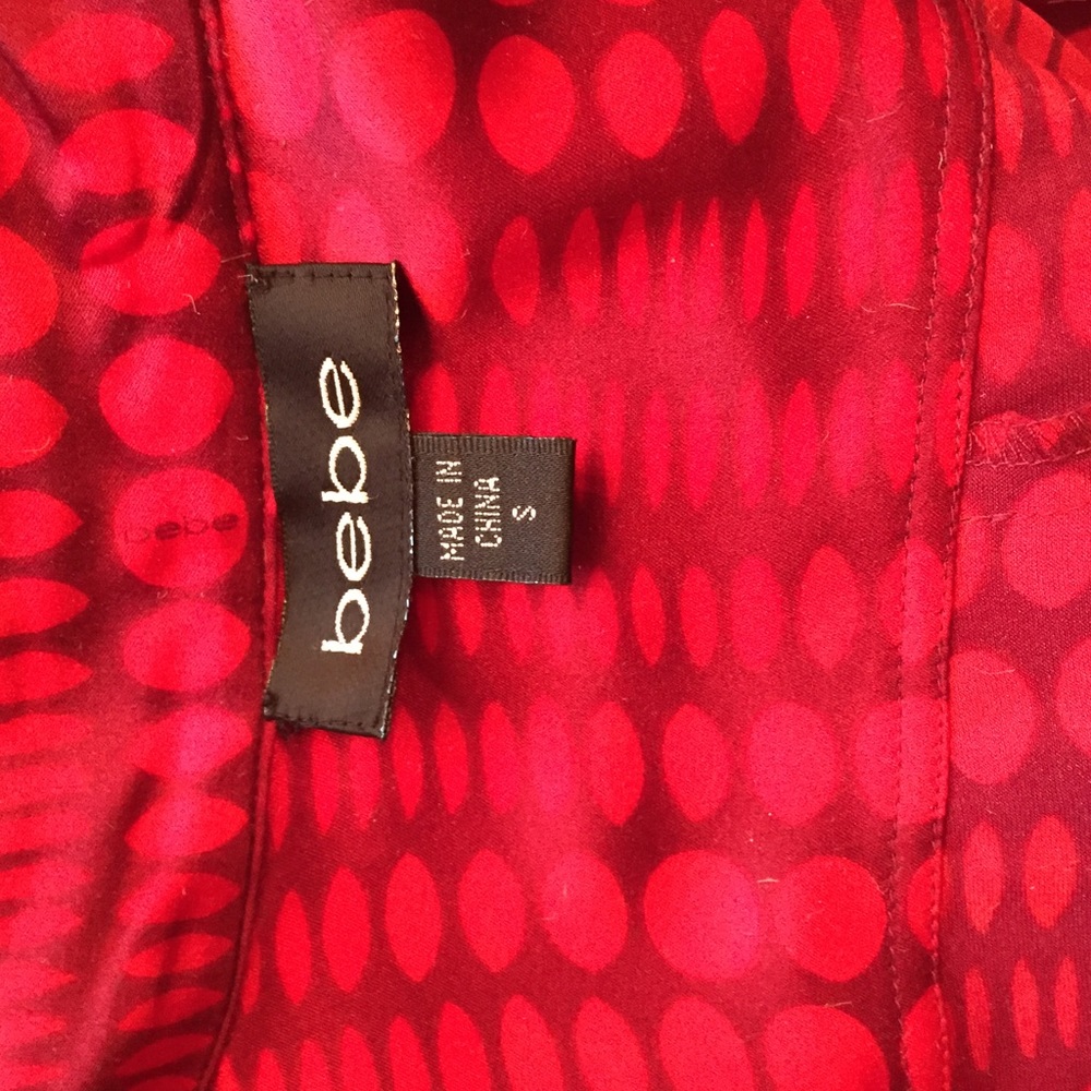 Bebe Red Top - image 4