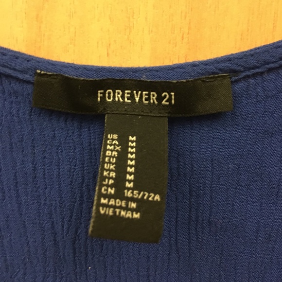 Forever 21 royal blue romper - Picture 3 of 3