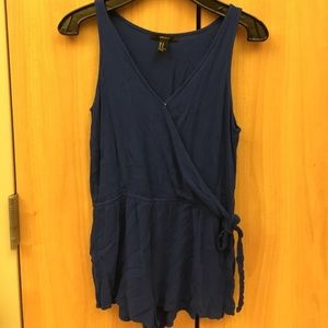 Forever 21 royal blue romper