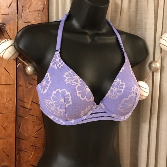 PINK Victoria's Secret Other - VS PINK purple molded bra BNWT. Flower pattern