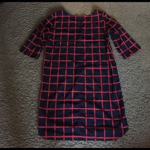 Gap Windowpane Shift Dress