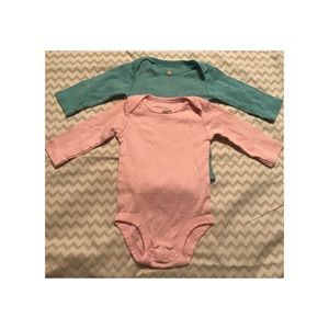 Carter's baby girl long sleeve onesies