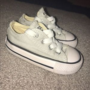 Converse Light Gray Toddler Size 4 NWOT