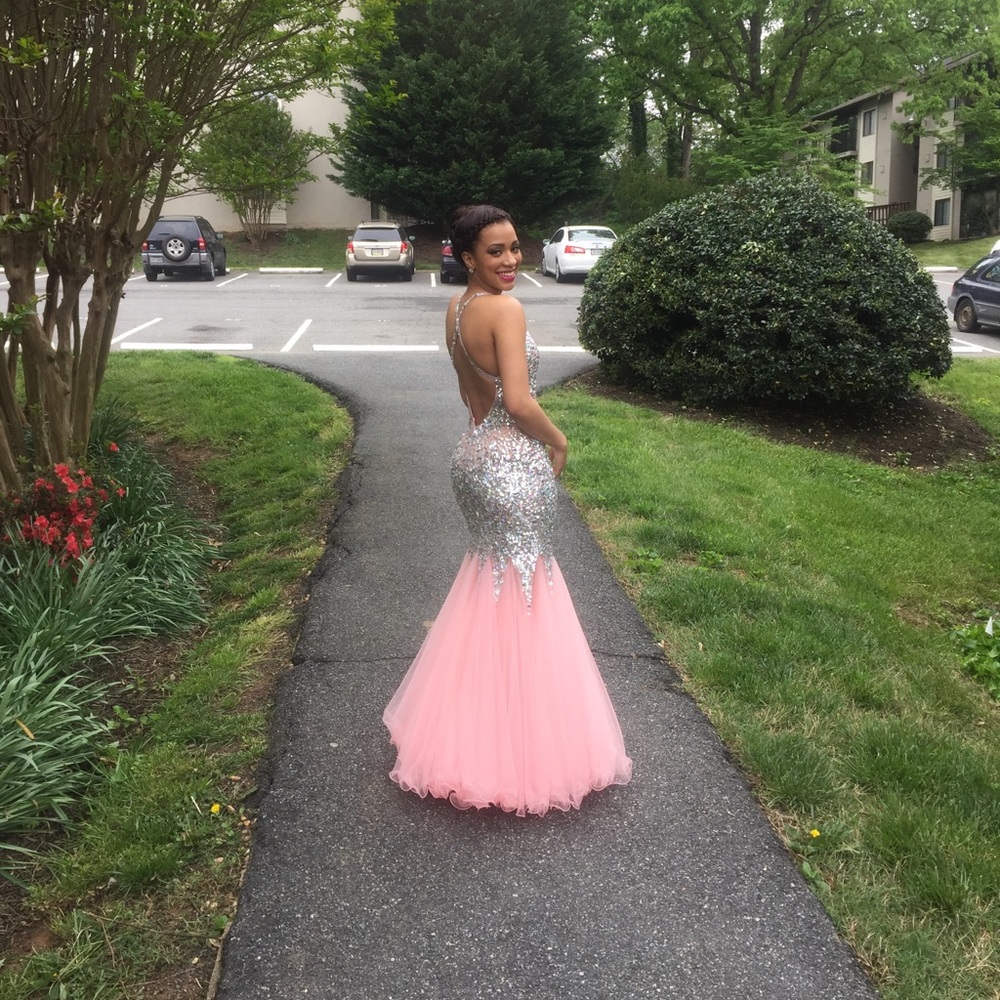 PROM DRESS! Beautifully beaded!