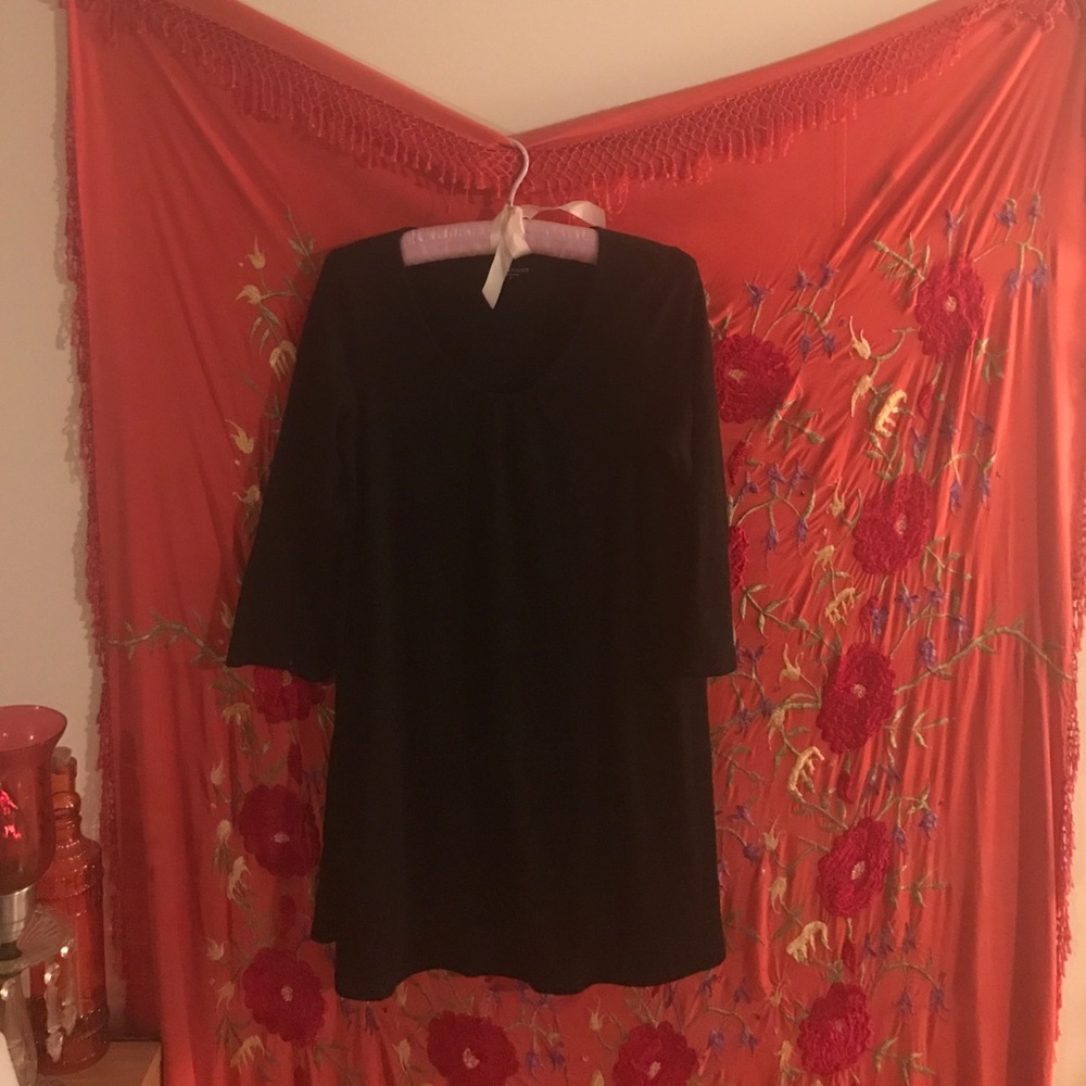Eileen Fisher black  mini dress