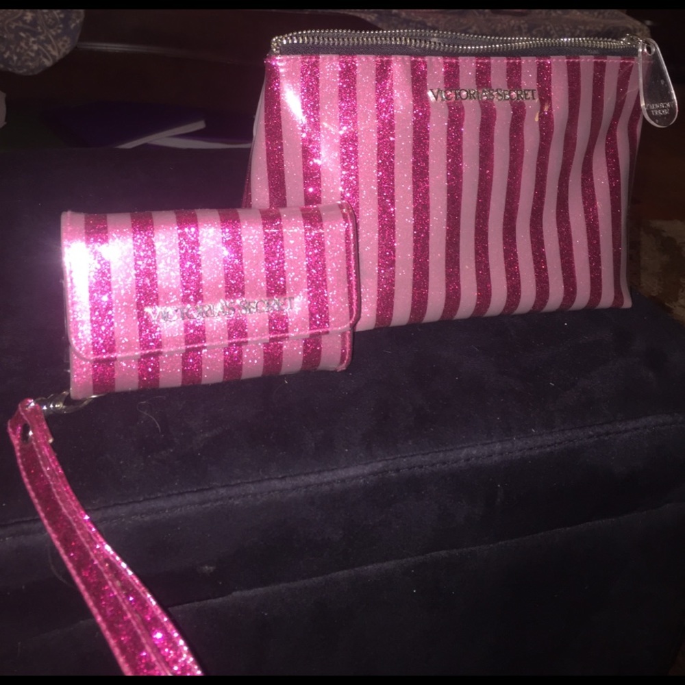 Makeup bag & wristlet