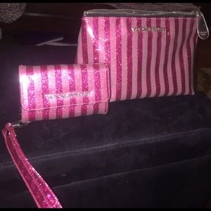 Makeup bag & wristlet