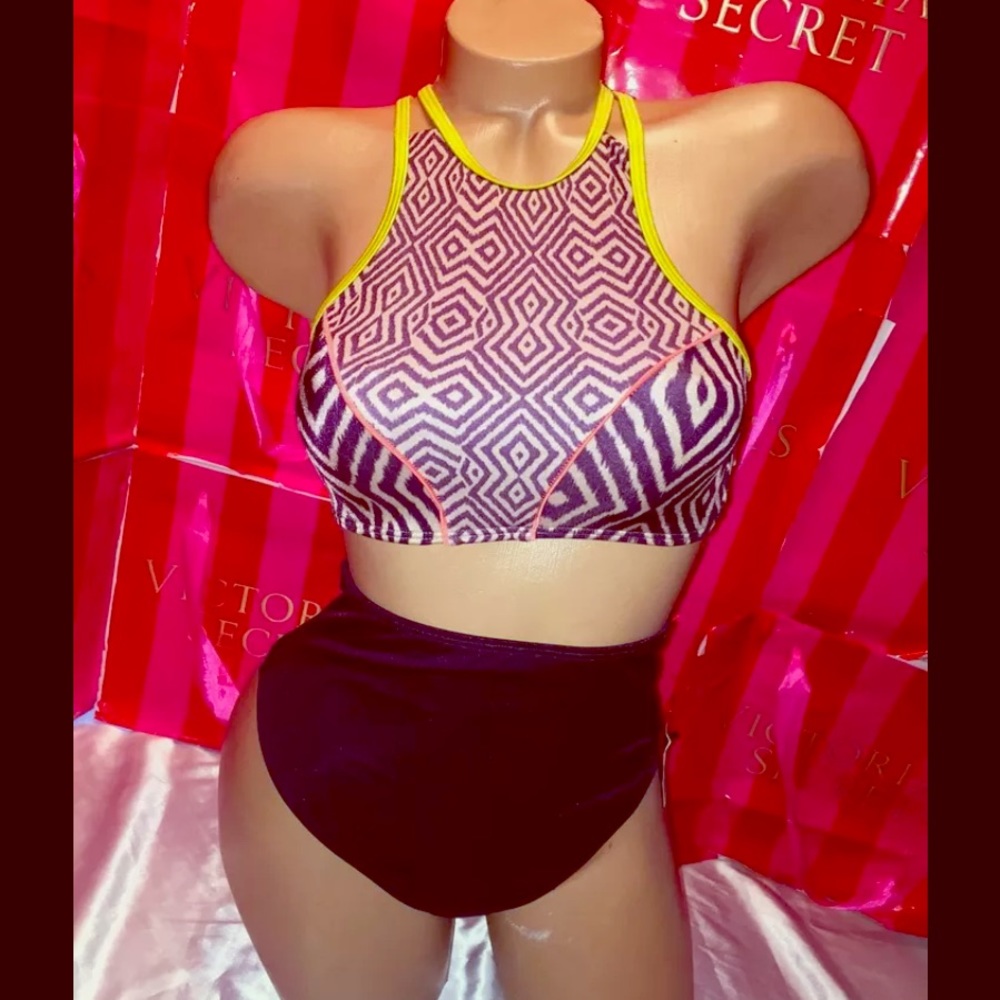 VS swimsuit high neck&high waisted bottom 👙