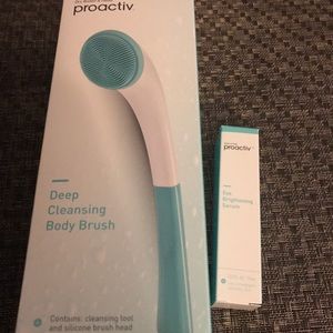 NEW Proactiv Eye Brightening Serum & Body Brush