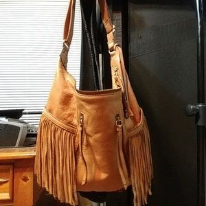 Lucky Brand fringed handbag