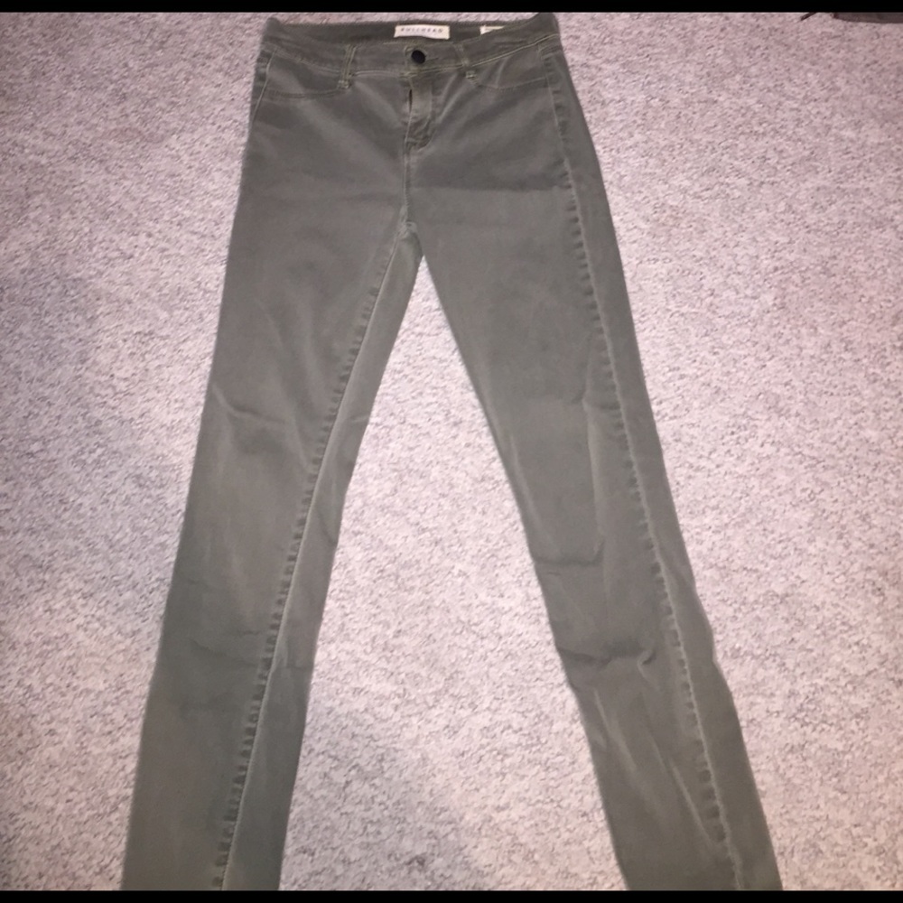 Bullhead Jeggings olive green