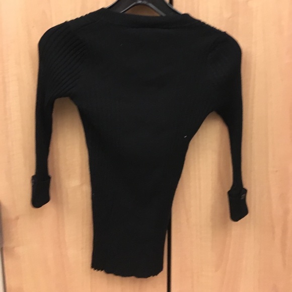 Stretch black sweater - Picture 2 of 3