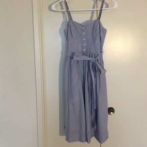 AE Blue & White Striped Sundress