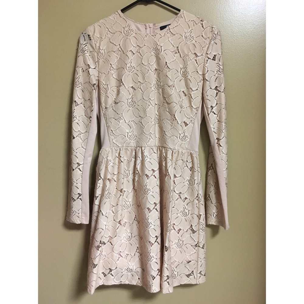 Blush Lace, Floral Dress