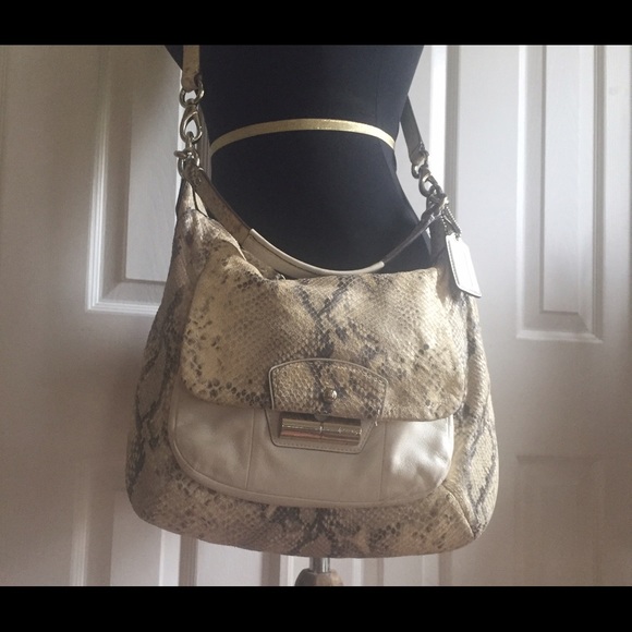 Coach Kristin CROC Python Embossed Leather Bag - Picture 6 of 7