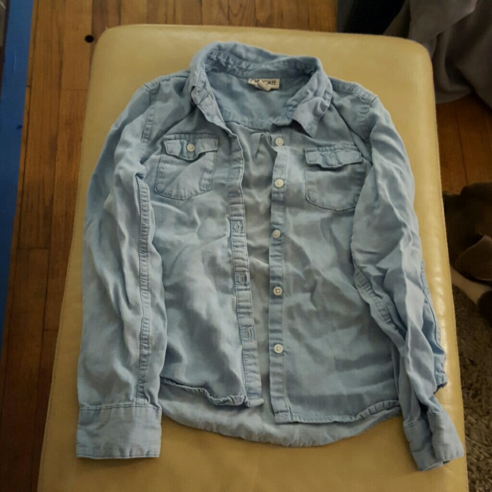 Girls button up shirt size (7/8)