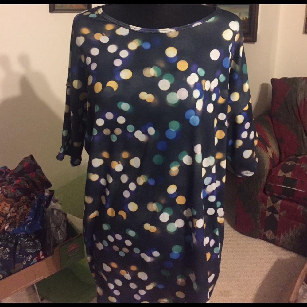 Small Lularoe Blurred lights Irma