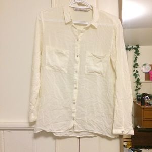 Soft cream colored women's shirt