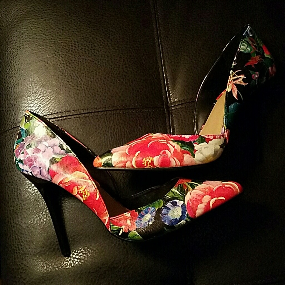 Floral heels