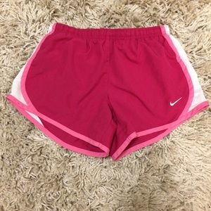 Nike pink shorts
