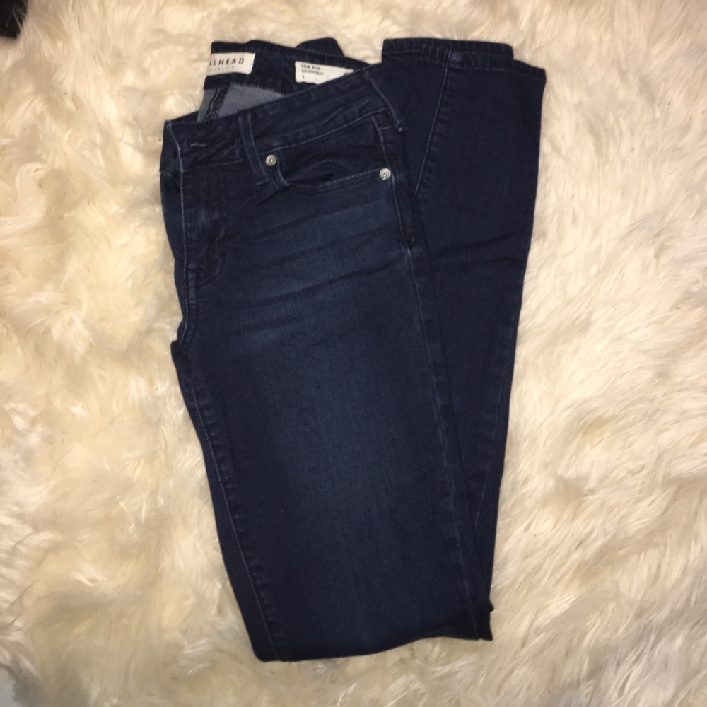 Bullhead low rise dark denim