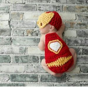 Baby Iron Man crochet outfit