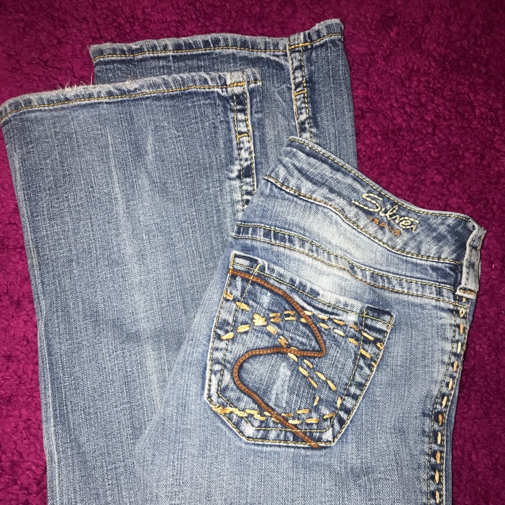 Silver jeans