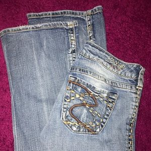 Silver jeans