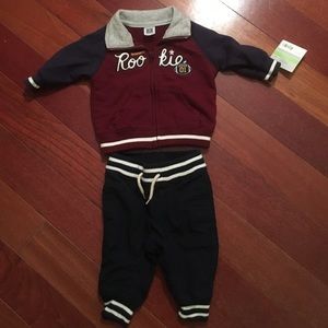 New sweater and matching gently worn pants