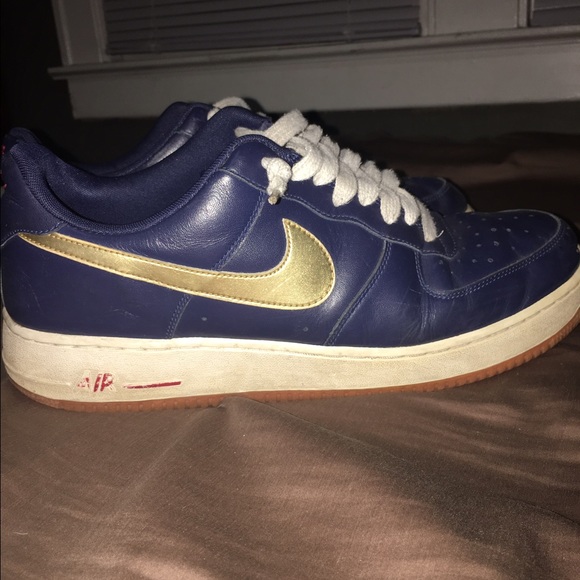 Nike Air Force one blue USA size 13 - Picture 1 of 4