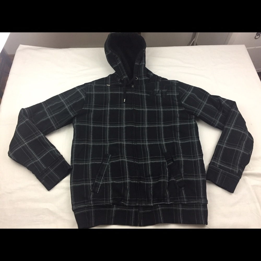 Hurley Men's Plaid Jacket Sz Medium
