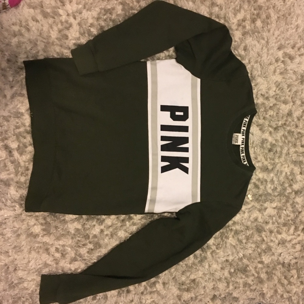 VS pink sweatshirt