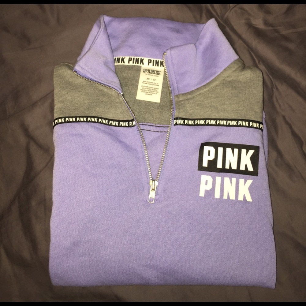 Victoria's Secret PINK Half Zip Pullover