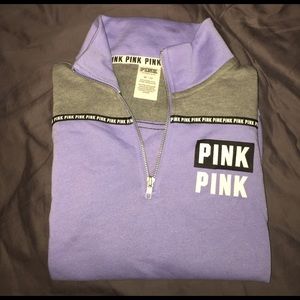 Victoria's Secret PINK Half Zip Pullover