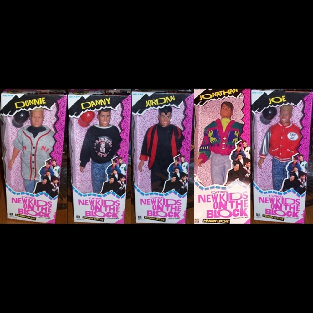 New Kids On The Block Barbie Dolls In The Boxes