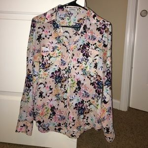 Express portofino long sleeve blouse