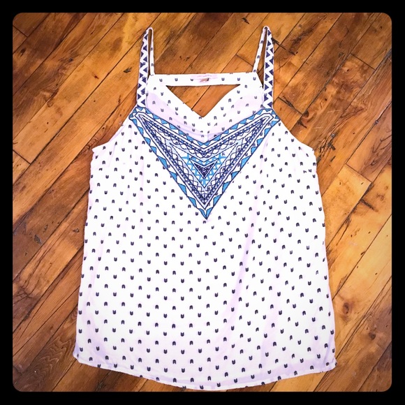 Skies Are Blue Tops - Skies Are Blue Stitch Fix Aztec Tank Size Large