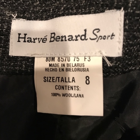 Harve Bernard Sport 100% wool skirt - Picture 5 of 6
