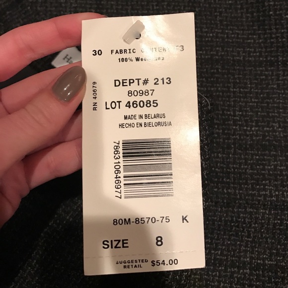 Harve Bernard Sport 100% wool skirt - Picture 6 of 6