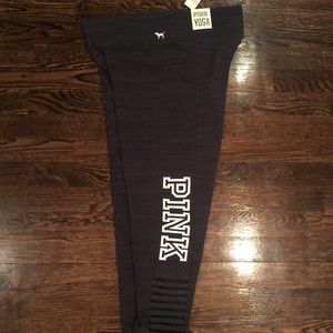 VS PINK Strappy Ankle Leggings L nwt