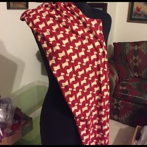 Lularoe Scottie dog tc leggings