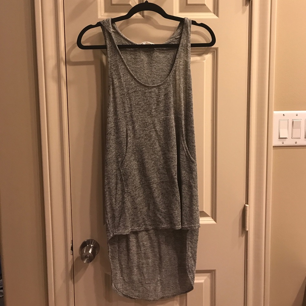 tank top with hoodie